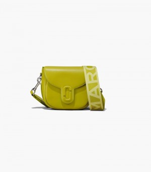 Alforjes Marc Jacobs The J Marc Small Saddle Bag Feminino Verdes Amarelas | MM9-7792