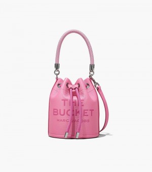 Bolsa Balde Marc Jacobs The Couro Bucket Bag Feminino Rosa | KB8-3526