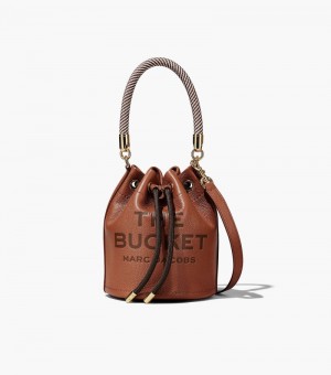 Bolsa Balde Marc Jacobs The Couro Bucket Bag Feminino Chocolate | SN0-1975