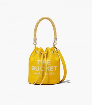 Bolsa Balde Marc Jacobs The Couro Bucket Bag Feminino Laranja | EK3-9180