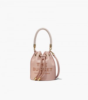 Bolsa Balde Marc Jacobs The Couro Micro Bucket Bag Feminino Rosa | WY0-1225