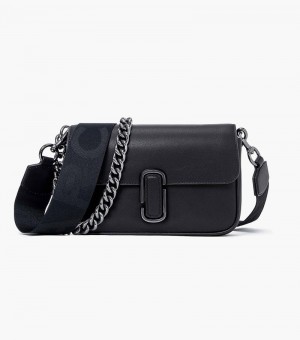 Bolsas De Ombro Marc Jacobs The J Marc Soft Shoulder Bag Feminino Pretas | FP6-9632