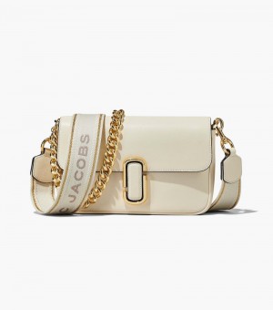 Bolsas De Ombro Marc Jacobs The J Marc Soft Shoulder Bag Feminino Branco | FR5-1560