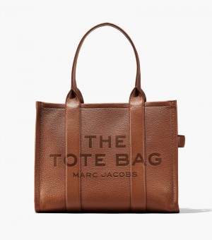 Bolsas Tote Marc Jacobs The Couro Large Tote Bag Feminino Chocolate | TW3-7253