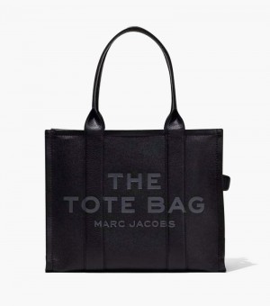 Bolsas Tote Marc Jacobs The Couro Large Tote Bag Feminino Pretas | NE1-8892