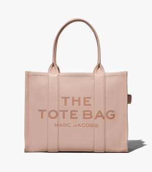 Bolsas Tote Marc Jacobs The Couro Large Tote Bag Feminino Rosa | SB1-8222