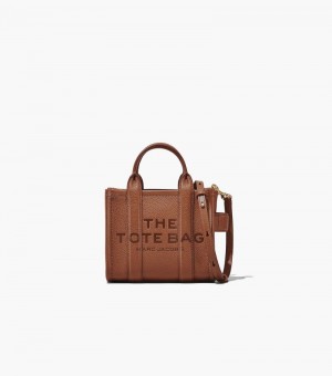 Bolsas Tote Marc Jacobs The Couro Micro Tote Bag Feminino Chocolate | PG4-1741