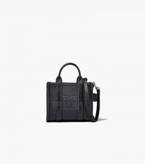 Bolsas Tote Marc Jacobs The Couro Micro Tote Bag Feminino Pretas | PI2-8075