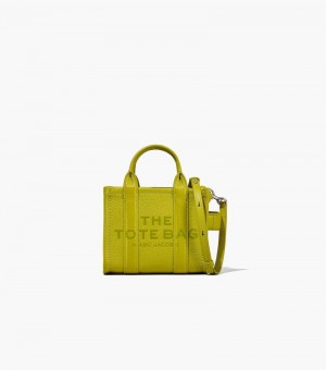 Bolsas Tote Marc Jacobs The Couro Micro Tote Bag Feminino Verdes Amarelas | KT5-3425