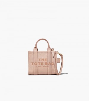 Bolsas Tote Marc Jacobs The Couro Micro Tote Bag Feminino Rosa | BY5-6064