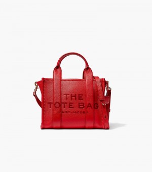 Bolsas Tote Marc Jacobs The Couro Mini Tote Bag Feminino Vermelhas | IT3-0208