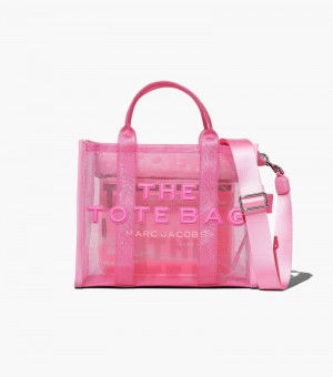 Bolsas Tote Marc Jacobs The Mesh Medium Tote Bag Feminino Rosa | IJ2-5560