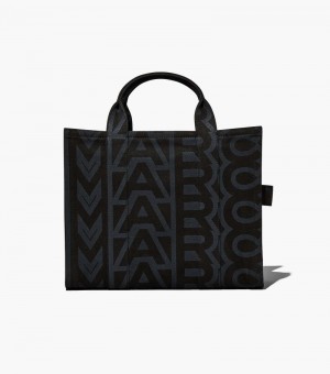 Bolsas Tote Marc Jacobs The Outline Monogram Medium Tote Bag Feminino Pretas Multicoloridas | DY1-3875