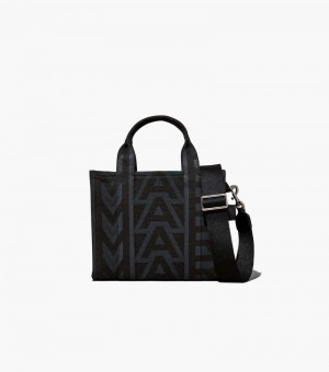 Bolsas Tote Marc Jacobs The Outline Monogram Mini Tote Bag Feminino Pretas Multicoloridas | QT3-0544