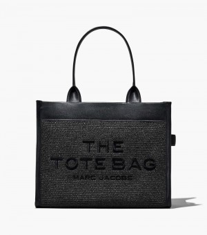 Bolsas Tote Marc Jacobs The Woven DTM Large Tote Bag Feminino Pretas | OB5-8432