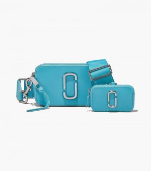 Camera Bolsas Marc Jacobs The Utility Snapshot Feminino Turquesa | KD1-4470