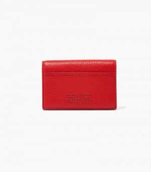 Carteiras Marc Jacobs The Couro Small Bifold Wallet Feminino Vermelhas | OG2-6222