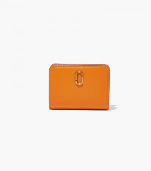 Carteiras Marc Jacobs The J Marc Mini Compact Wallet Feminino Laranja | CC2-0214