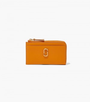 Carteiras Marc Jacobs The J Marc Top Zip Multi Wallet Feminino Laranja | LE5-2432