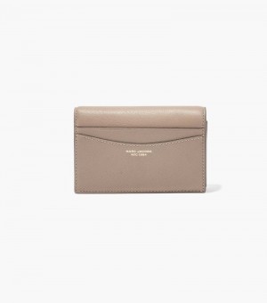 Carteiras Marc Jacobs The Slim 84 Bifold Wallet Feminino Cinzentas | VN8-7953