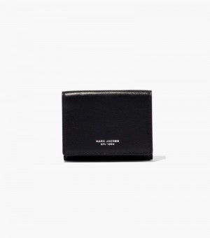 Carteiras Marc Jacobs The Slim 84 Medium Trifold Wallet Feminino Pretas | FC6-8803