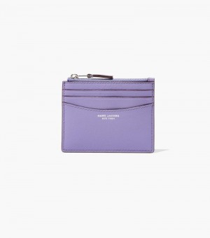 Estojo De Cartão Marc Jacobs The Slim 84 Zip Card Case Feminino Roxo | VO7-1844