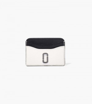 Estojo De Cartão Marc Jacobs The Snapshot Card Case Feminino Pretas Branco | UB8-2835