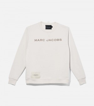 Moletons Marc Jacobs The Sweatshirt Feminino Branco | TU0-7934