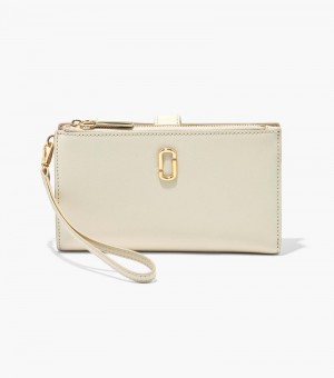 Wristlet Marc Jacobs The J Marc Phone Wristlet Feminino Branco | UQ5-5587