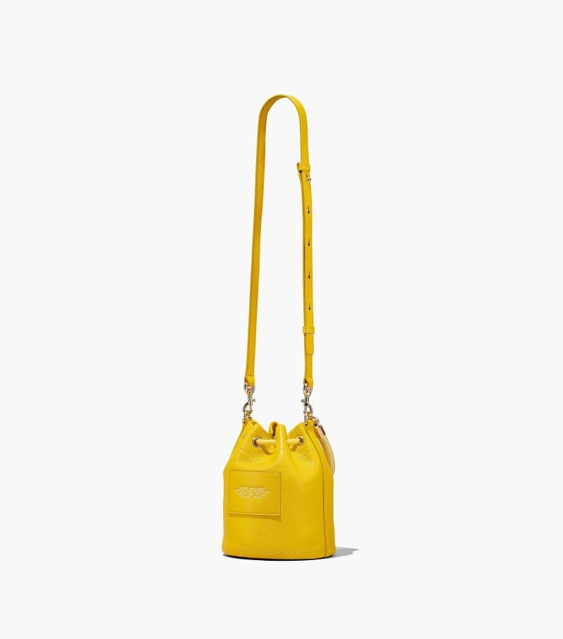 Bolsa Balde Marc Jacobs The Couro Bucket Bag Feminino Laranja | EK3-9180