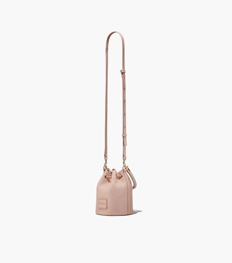 Bolsa Balde Marc Jacobs The Couro Micro Bucket Bag Feminino Rosa | WY0-1225