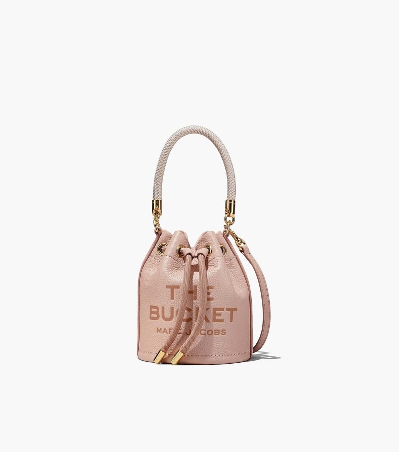 Bolsa Balde Marc Jacobs The Couro Micro Bucket Bag Feminino Rosa | WY0-1225