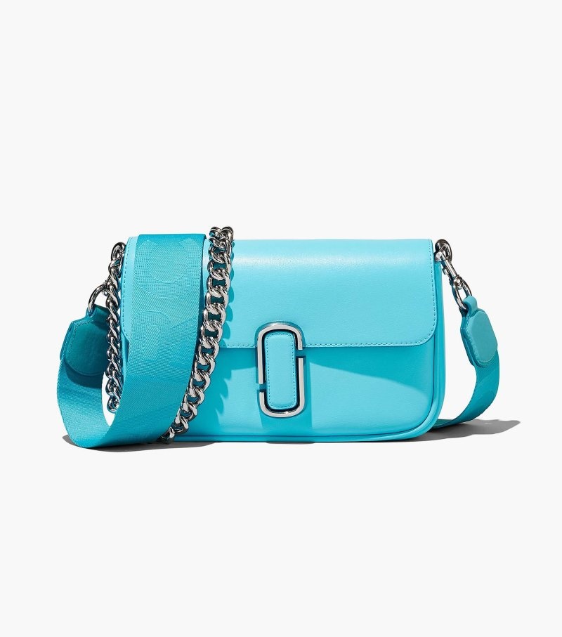 Bolsas De Ombro Marc Jacobs The J Marc Soft Shoulder Bag Feminino Turquesa | BC6-3965