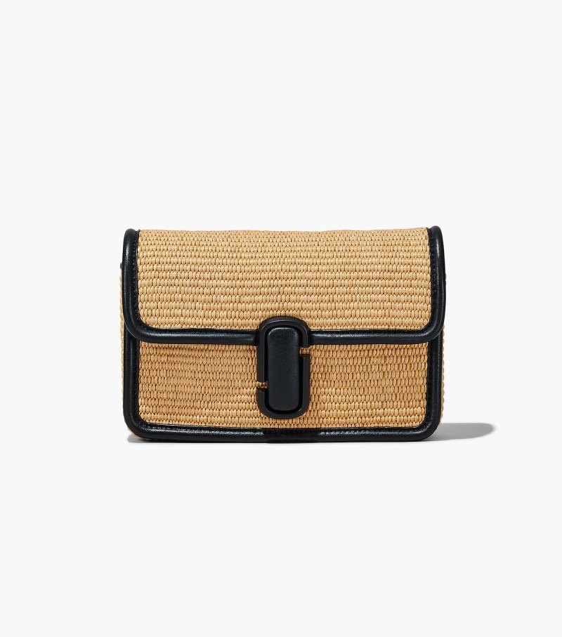 Bolsas De Ombro Marc Jacobs The Woven J Marc Shoulder Bag Feminino Bege | TI4-2746