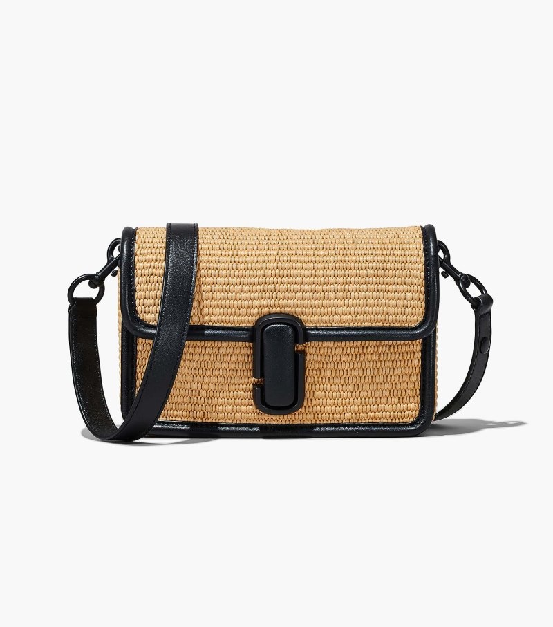 Bolsas De Ombro Marc Jacobs The Woven J Marc Shoulder Bag Feminino Bege | TI4-2746