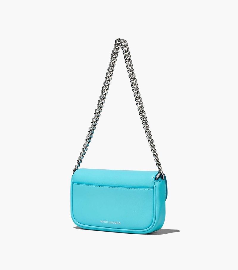 Bolsas Mini Marc Jacobs The J Marc Mini Bag Feminino Turquesa | JW2-0129