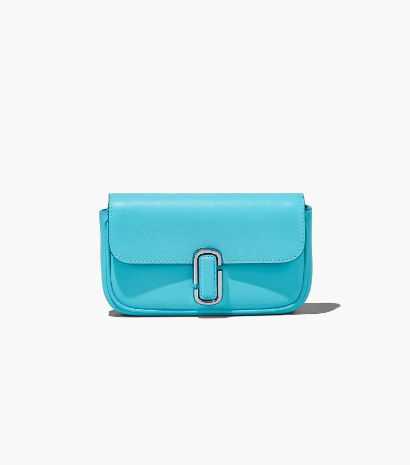 Bolsas Mini Marc Jacobs The J Marc Mini Bag Feminino Turquesa | JW2-0129