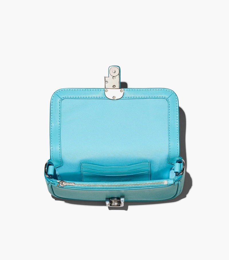 Bolsas Mini Marc Jacobs The J Marc Mini Bag Feminino Turquesa | JW2-0129