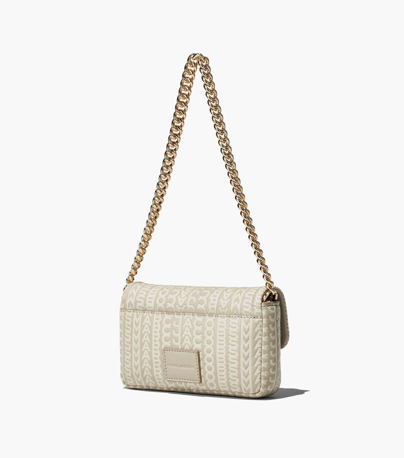 Bolsas Mini Marc Jacobs The Monogram J Marc Mini Bag Feminino Caqui | ZL9-8612