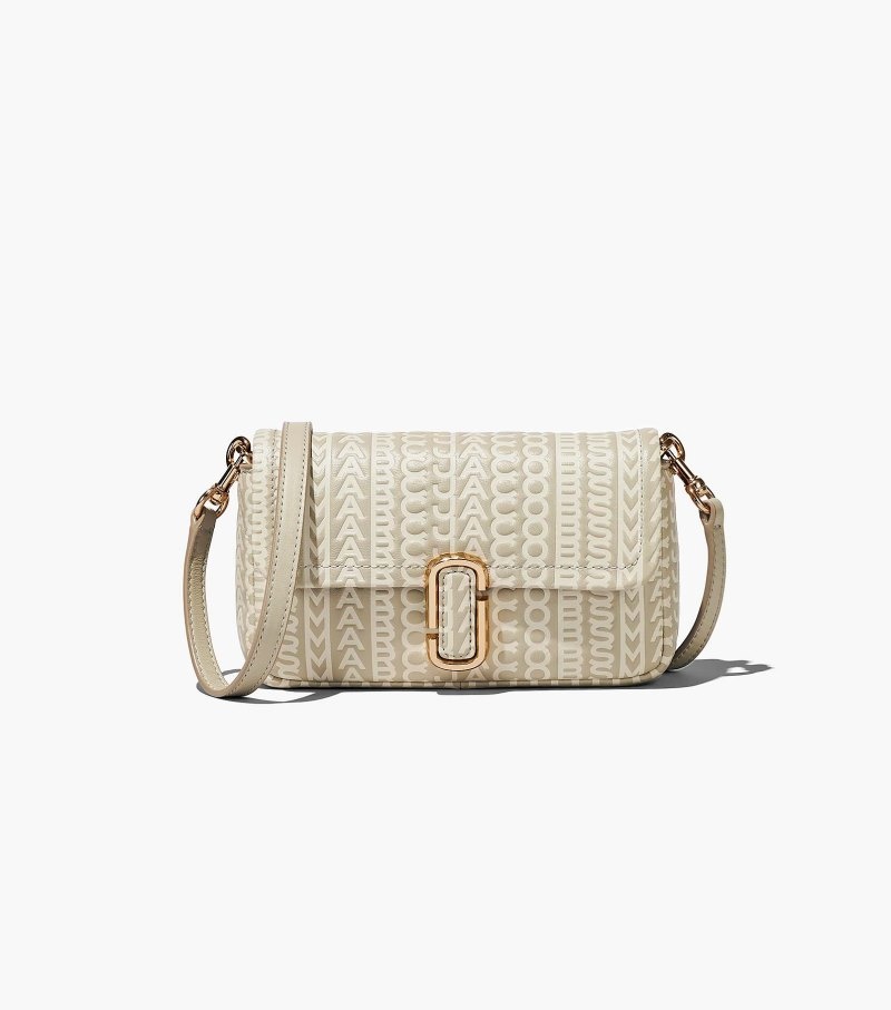 Bolsas Mini Marc Jacobs The Monogram J Marc Mini Bag Feminino Caqui | ZL9-8612