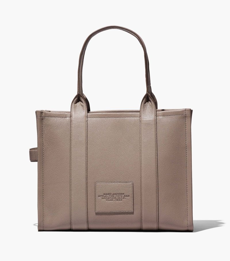 Bolsas Tote Marc Jacobs The Couro Large Tote Bag Feminino Cinzentas | QD9-8366