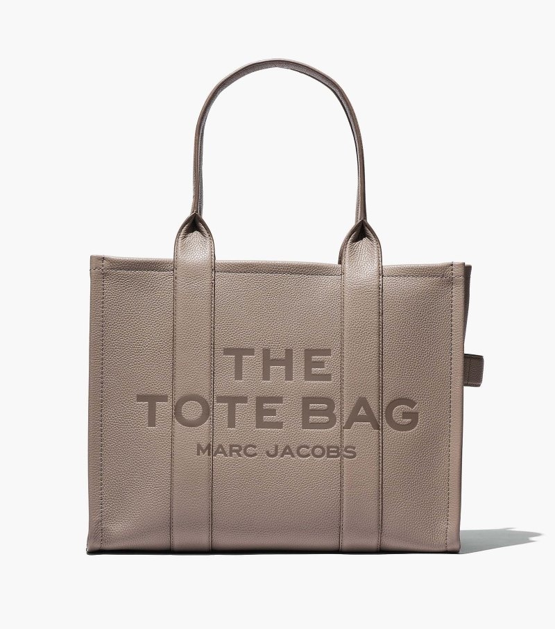 Bolsas Tote Marc Jacobs The Couro Large Tote Bag Feminino Cinzentas | QD9-8366