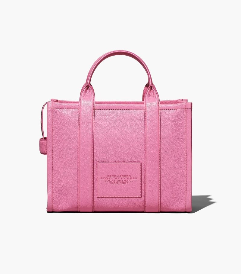 Bolsas Tote Marc Jacobs The Couro Medium Tote Bag Feminino Rosa | UH6-9966