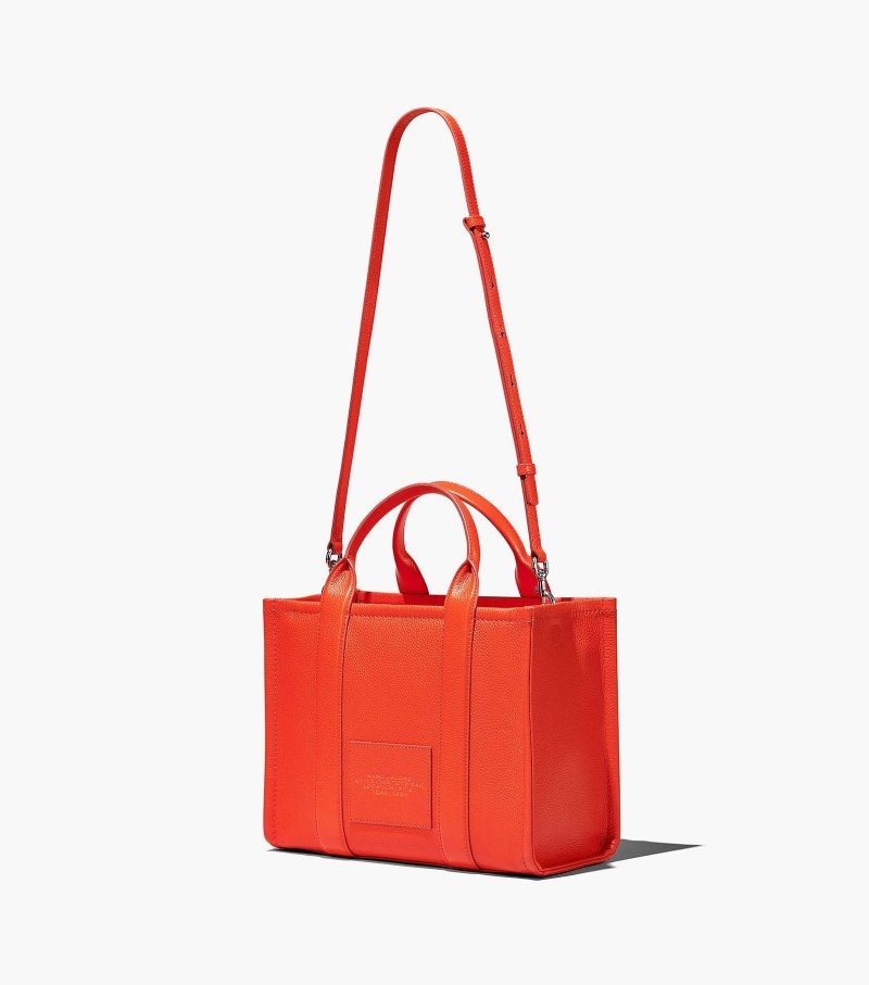 Bolsas Tote Marc Jacobs The Couro Medium Tote Bag Feminino Laranja | QM6-6635