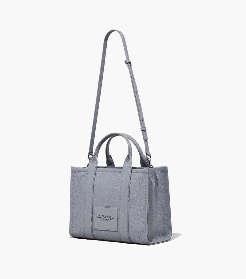 Bolsas Tote Marc Jacobs The Couro Medium Tote Bag Feminino Cinzentas | RF1-8432