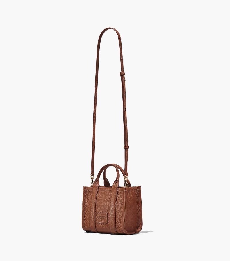 Bolsas Tote Marc Jacobs The Couro Micro Tote Bag Feminino Chocolate | PG4-1741