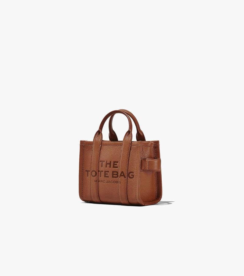 Bolsas Tote Marc Jacobs The Couro Micro Tote Bag Feminino Chocolate | PG4-1741