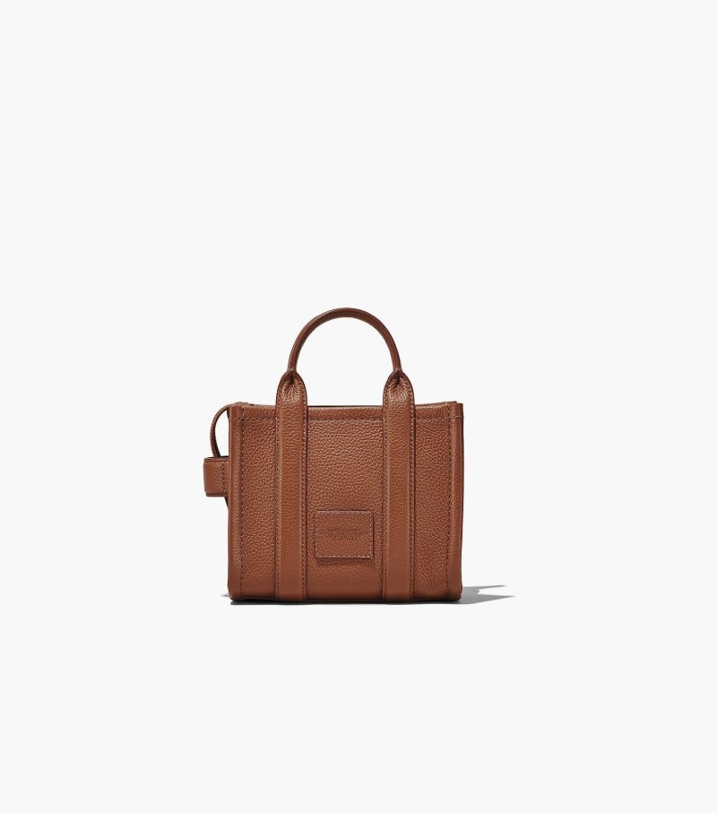 Bolsas Tote Marc Jacobs The Couro Micro Tote Bag Feminino Chocolate | PG4-1741