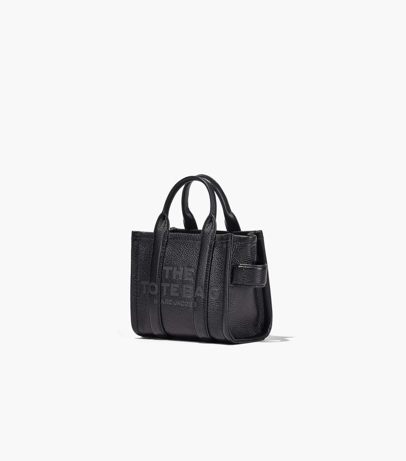 Bolsas Tote Marc Jacobs The Couro Micro Tote Bag Feminino Pretas | PI2-8075