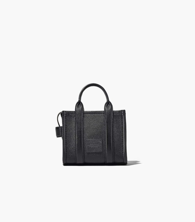 Bolsas Tote Marc Jacobs The Couro Micro Tote Bag Feminino Pretas | PI2-8075